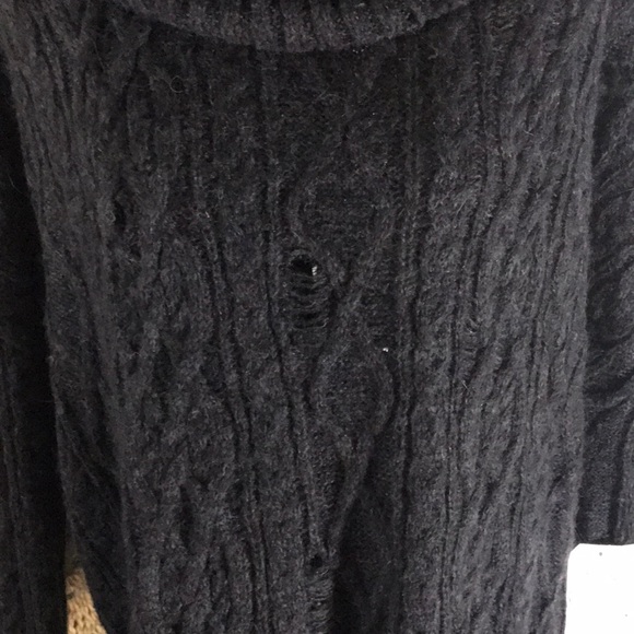 FREE PEOPLE DISTRESSED SWEATER/DRESS NWT - Picture 3 of 4